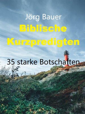 cover image of Biblische Kurzpredigten